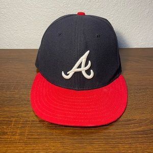 New Era Atlanta Braves Fitted Hat Size 7.5